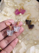3Pair Christmas Love Gift Butterfly Couple   Gift Earrings Girls Kids Women
