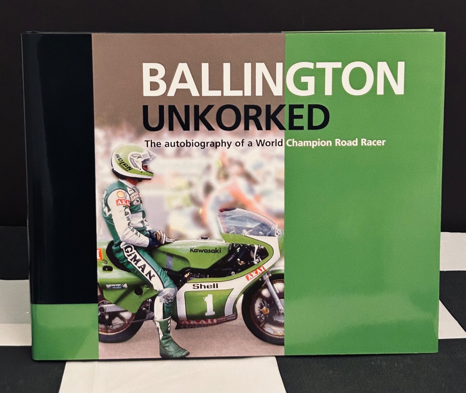 SIGNED KORK BALLINGTON UNKORKED AUTOBIOGRAPHY OF WORLD CHAMPION ROAD RACER BOOK