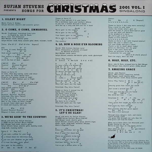 Sufjan Stevens - Songs For Christmas (VINYL BOX SET) - HOLIDAY *SEALED*