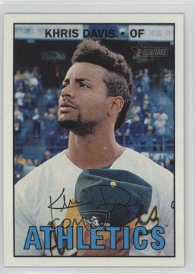 2016 Topps Heritage High Number Khris Davis #622 1n1