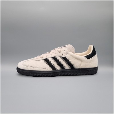 Original adidas Samba OG Wonder White Black Pony (Women's) JP5329 NEU
