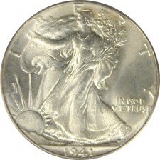 1941 MS65 Walking Liberty Half Dollar PCGS 24050519