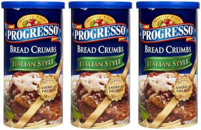 Progresso Italienische Art Semmelbrösel - 15 Unzen - 3 Stück