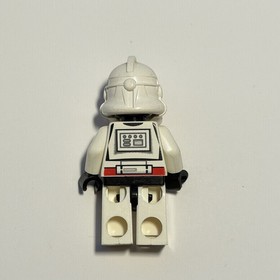 LEGO Star Wars Red Shock Clone Trooper Minifigure Coruscant Guard 8091 7671