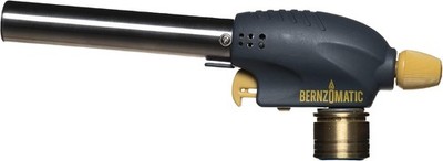 Bernzomatic QuickFire Outdoor Torch, High Output, Black, Gold, Sliver