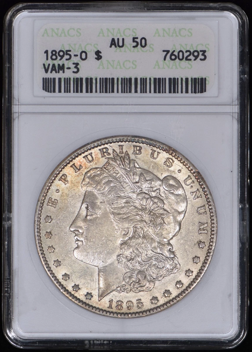 AU 50 Graded 1895 Year Morgan US Dollars (1878-1921) for sale | eBay