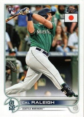 2022 Topps MLB Baseball Japan Edition - CAL RALEIGH RC #169 - Mariners RC - QTY