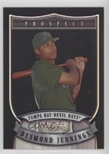 2007 Bowman Sterling Prospects Black Refractor 10/25 Desmond Jennings 0m8