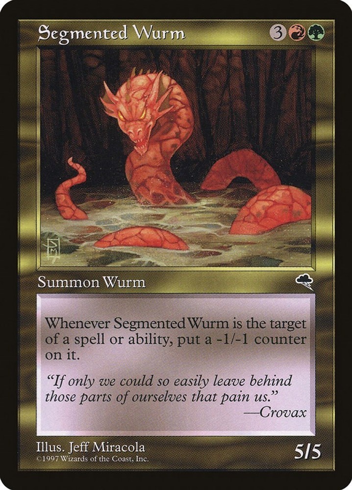 Segmented Wurm (269) ( MP) Tempest MTG TMP