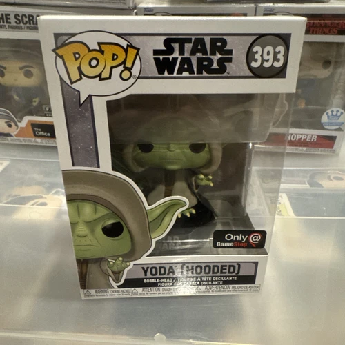 Funko Pop! Vinyl: Star Wars - Yoda (Hooded) - GameStop (GS) (Exclusive) #393