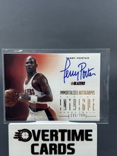 2012-13 Panini Intrigue Terry Porter Immortalized Autographs On Card Auto /299