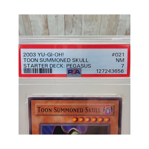 Yu-Gi-Oh 2002! Toon Summoned Skull Magic Ruler MRL Unlimited Ultra Rara PSA 7 - Foto 4 di 4