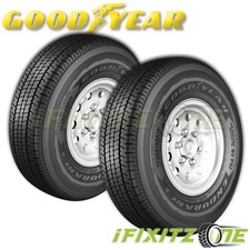 2 Goodyear Endurance 2257515 117n 10 Ply All Season Takeoff Tires