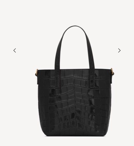 MINI TOY SHOPPING SAINT LAURENT IN CROCODILE-EMBOSSED LEATHER