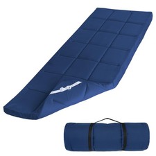 Cot Mattress Topper Improved Thickness , Quilted Cot Pads for Camping, Soft ...