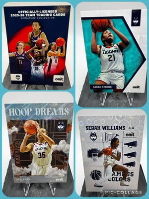 #ad 2025 26 UCONN HUSKIES Women#x27;s Basketball *You Pick* ONIT Base amp; Parallel Volume $16.14