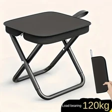 Outdoor Folding Chair Pencil Case Small Stool Portable Pocket-Friendly Oxford