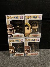 Disney UP Funko Pop Set Of 4 - Carl, Russell, Young Carl, Young Ellie