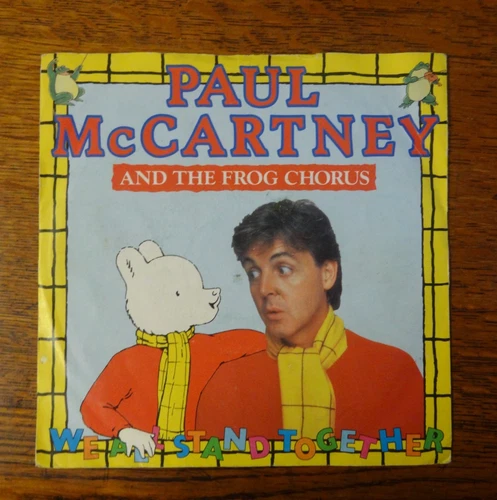 20 Paul McCartney UK 7" vinyl 1984 single R6086 'We All Stand Together'  VG/VG
