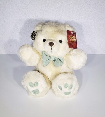 Collector's Choice DanDee Beige Teddy Bear Bow Tie Soft Plush Stuffed Toy 10''NWT