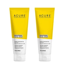 Acure Organics Brilliantly Brightening Facial Scrub 4 fl oz 118 ml Cruelty-Free,