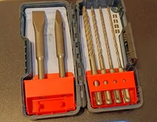 Bulldog SDS-Plus Chisels/Carbide Masonry Trade Rotary Hammer Bit Set (6-Piece) B