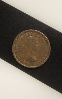 Rare Canadian   ONE CENT COIN~1964~KG ~Elizabeth II~Dei Gratia Regina