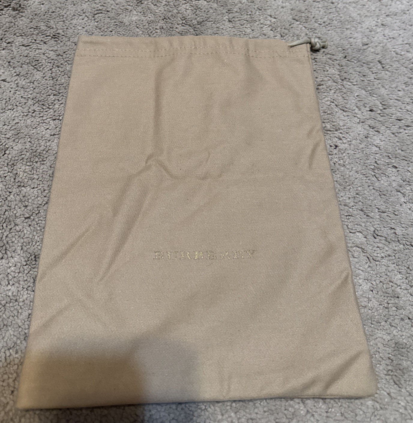 Authentic Burberry Dust Bag Drawstring Travel Sto… - image 1