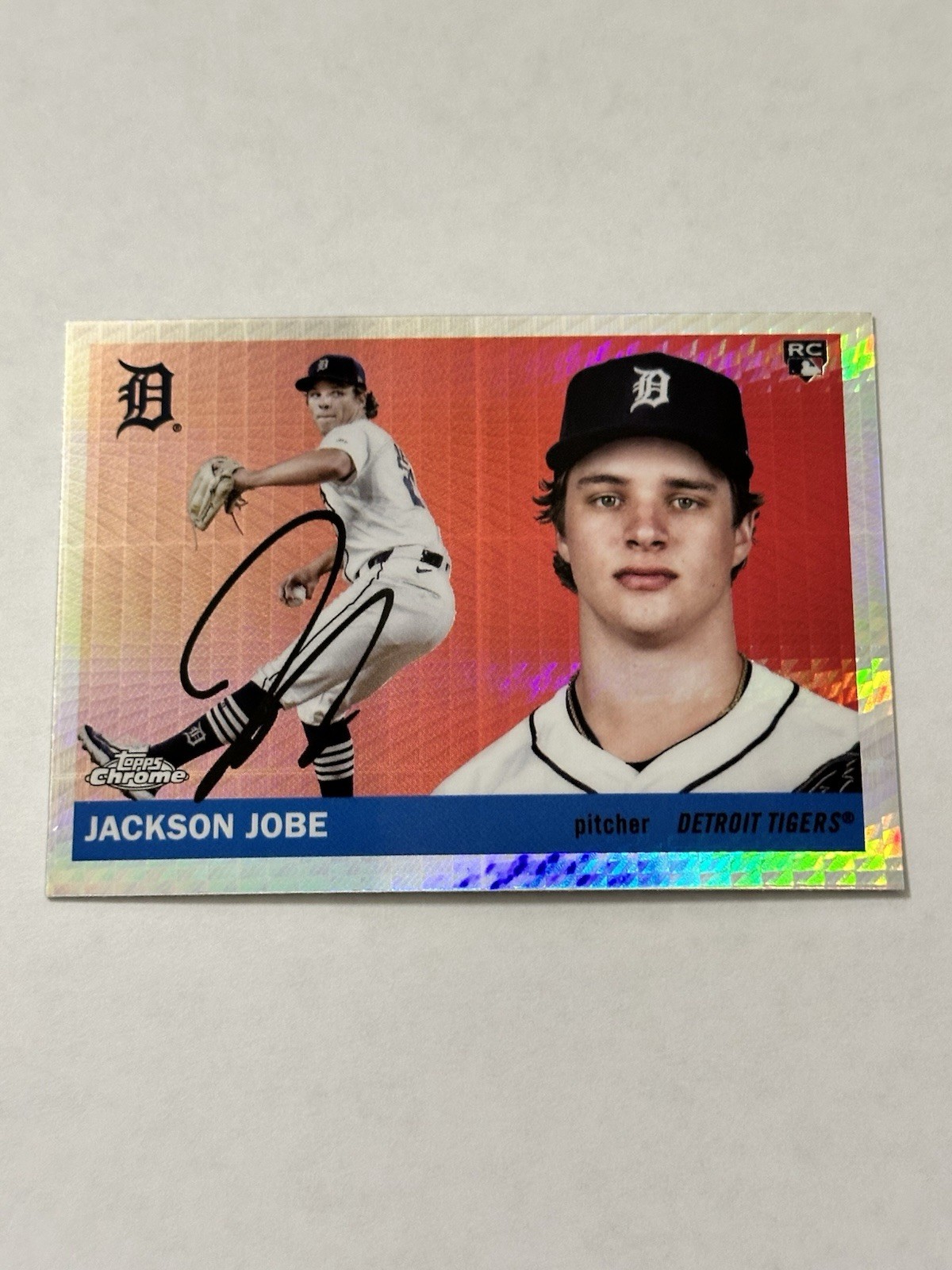 2025 Topps Chrome Platinum Anniversary - Jackson Jobe #231 Prism Refractor (RC)