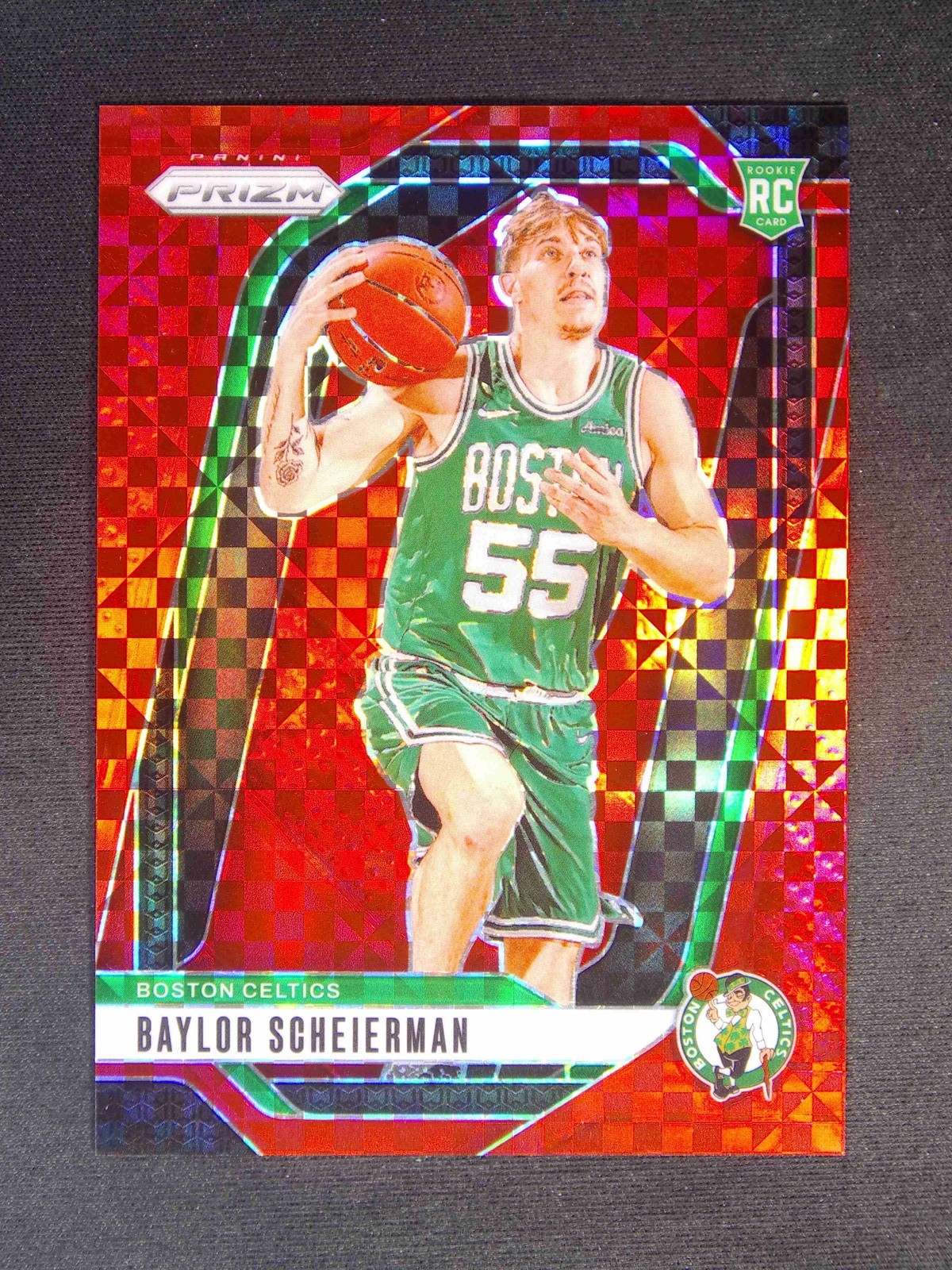 2024-25 Panini Prizm Baylor Scheierman #236 RC Red Power /75