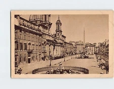 Postcard Piazza Navona Rome Italy