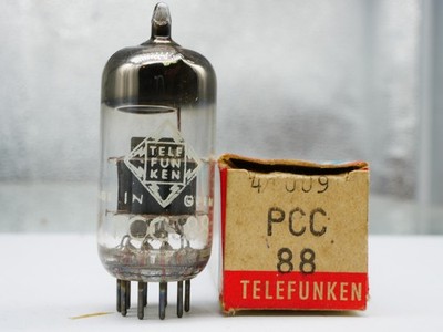 1x Siemens Munich 50s 7DJ8 PCC88 6DJ8 6922 TUBE NEW in Telefunken Box Holy Grail