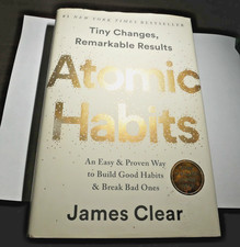 Atomic Habits, James Clear (Hardcover) Self-Help Build Good Habits