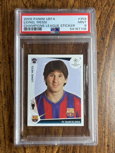 Lionel Messi #359 — 2009 soccer card