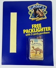 Camel Cigarette Lighter Vintage Promotional 1990 New Sealed Collector Item