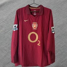 Arsenal 2005-06 Home Long-Sleeve Jersey - Henry#14