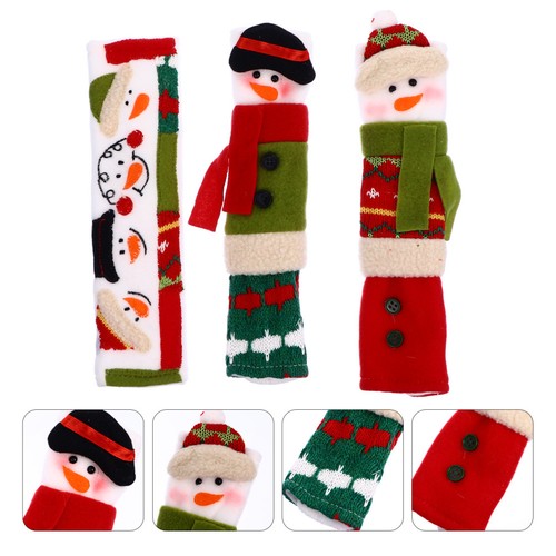  3 Pcs Refrigerator Covers for Handles Microwave Fridge Decoration - Zdjęcie 5 z 12