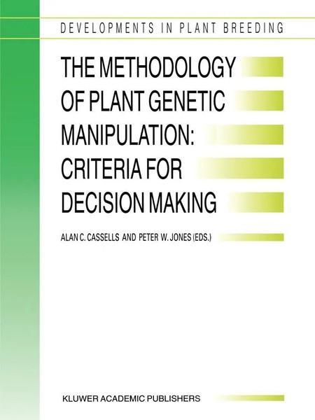 Peter Jones (U. A.) | The Methodology Of Plant Genetic Manipulation: Criteria...-image