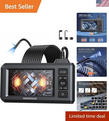 High-Resolution 1080P Endoscope with Enhanced Dual Lens & Long Battery Life