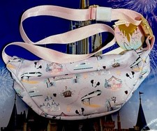 Disney Parks 2025 WDW Fanny Pack Stoney Clover Lane Monorail Magic Kingdom New
