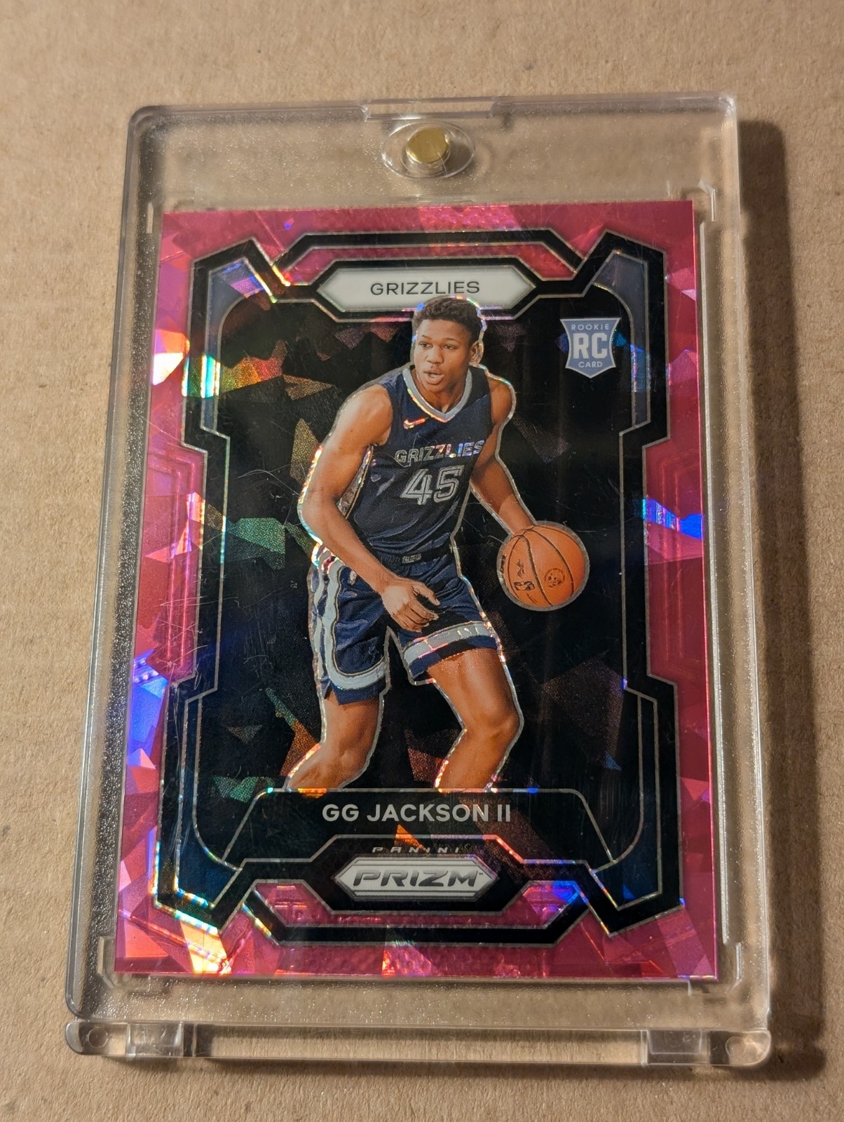 2023-24 Panini Prizm - GG Jackson #179 Ruby Wave Prizm (RC)