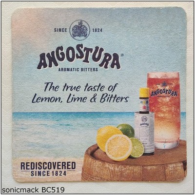 Angostura Aromatic Bitters Lemon Lime & Bitters Coaster (B519)