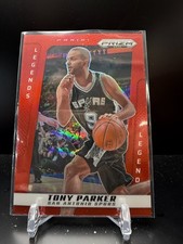 CZ989 - 2024-25 Prizm Deca - Tony Parker #212 - Red Refractor /199
