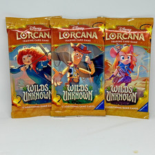 Sealed Lorcana Pack- Wilds Unknown- Disney TCG Pick Your Art Woody Merida Gadget