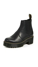 23917001 DR. MARTENS ROMETTY BURNISHED WYOMING CHELSEA BOOTS BLACK SIZE 10