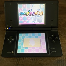 Nintendo DSi Matte Black Video Game Console and 5 Extra DS Games Lot w/ Charger