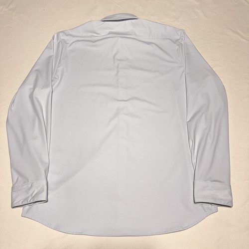 BYLT Shirt Mens XL White Premium Basics Executive Fit Button Up Long Sleeve - Picture 2 of 12
