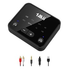 Bluetooth 5.3 Transmitter for TV to 2 Wireless Headphones, Long Range 100ft B...