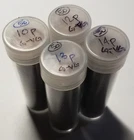 Four Rolls Early Philly Lincoln Wheat Cents...10p, 12p, 13p, 14p, Good to VG