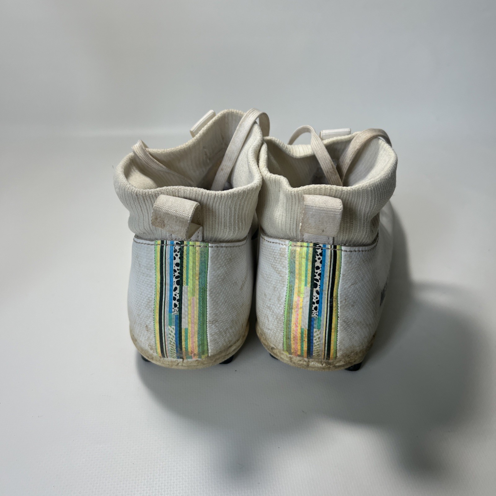 Nike Kids 5y Mercurial Superfly 6 Club Soccer Shoes White AJ3115-109 Lace Up thumbnail 3